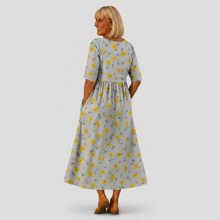 Béatrice | Entspanntes Midikleid
