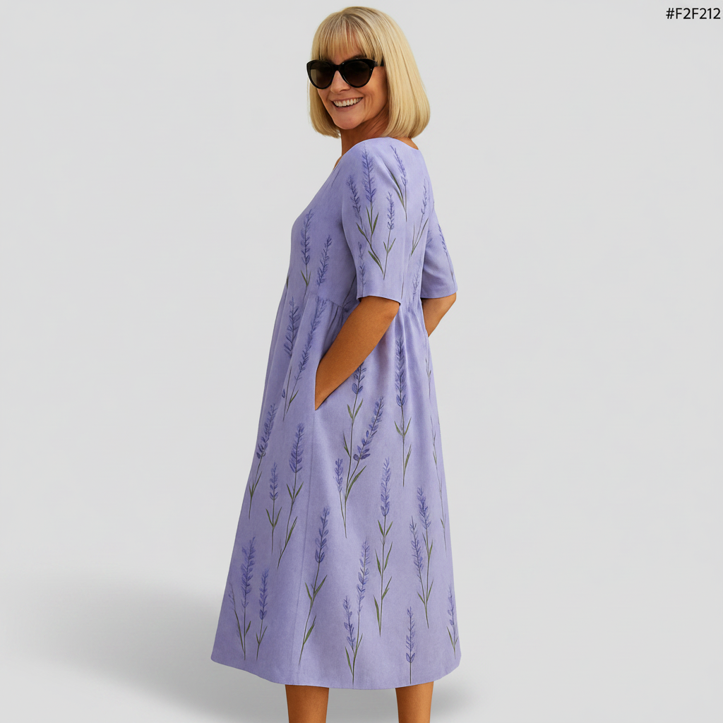 Béatrice | Entspanntes Midikleid
