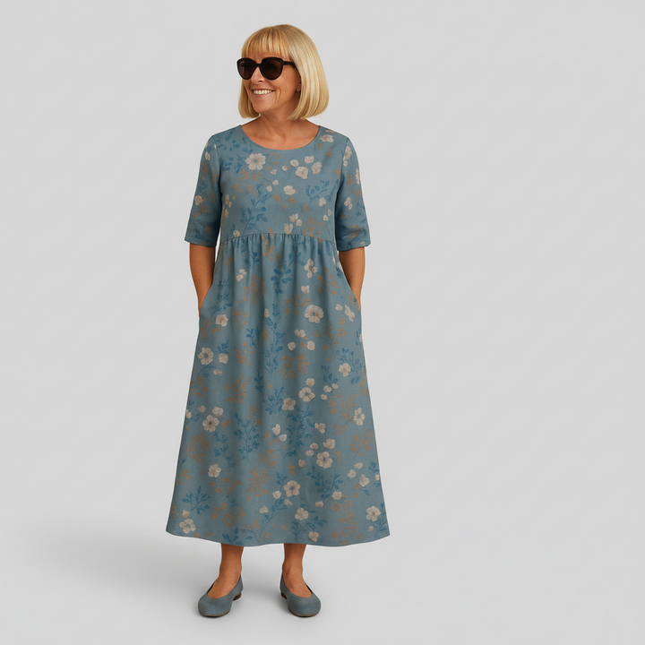 Béatrice | Entspanntes Midikleid