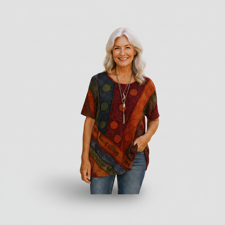Geneviève | Boho-Drapiertop