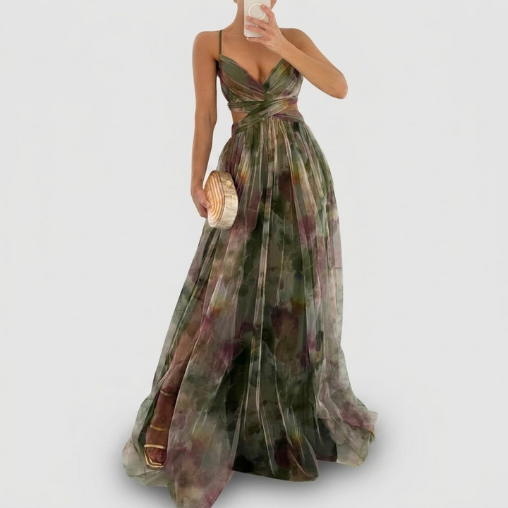 Delphine | Drapiertes Abendkleid