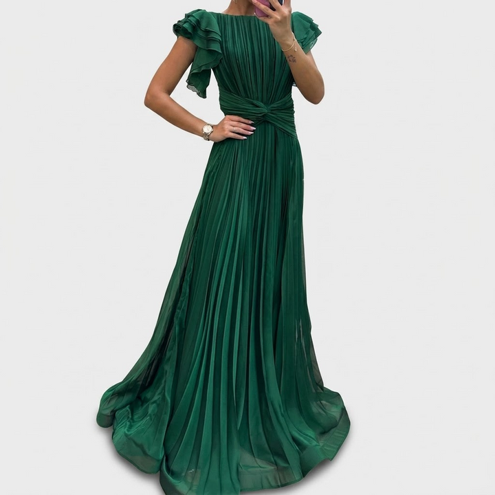 Delphine | Plissiertes Abendkleid