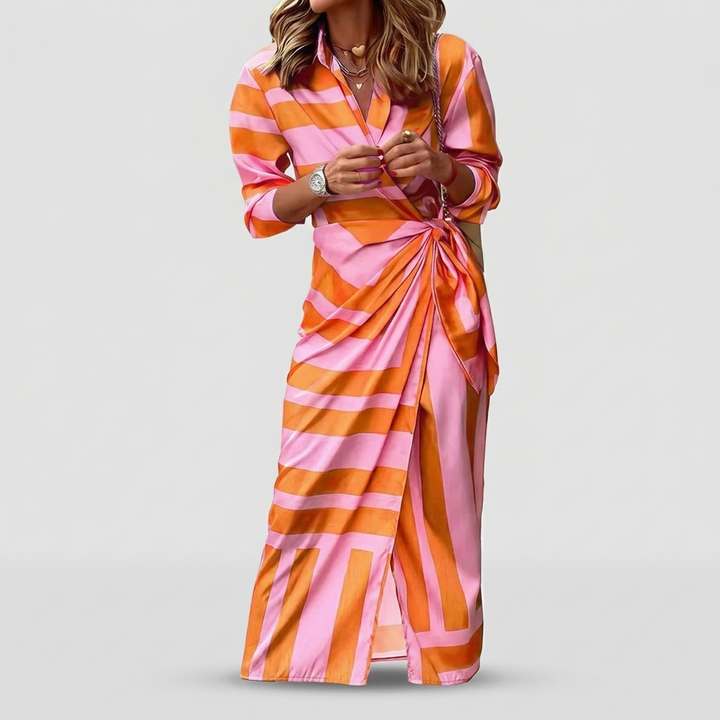 Béatrice | Wickelkleid mit Print