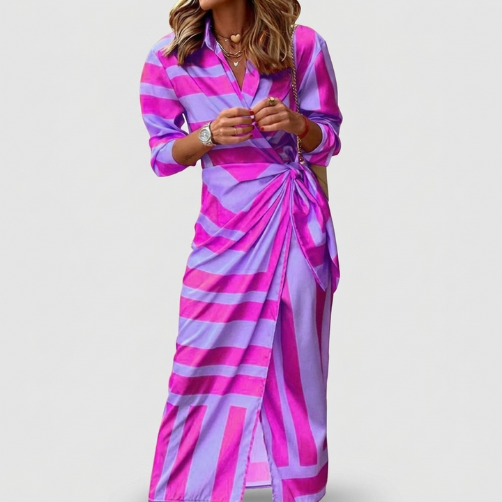 Béatrice | Wickelkleid mit Print