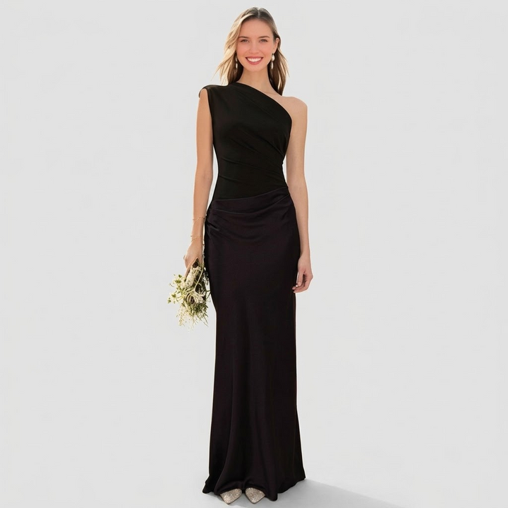 Maëlys | Satin-Maxikleid