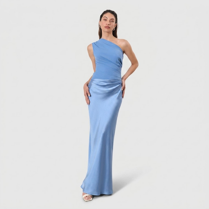 Maëlys | Satin-Maxikleid