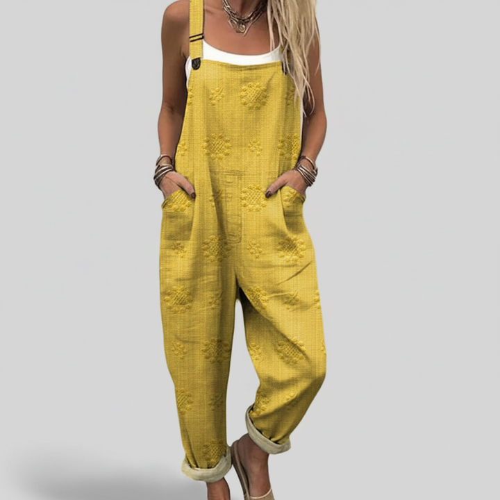 Noémie | Jumpsuit aus Vintage-Leinen