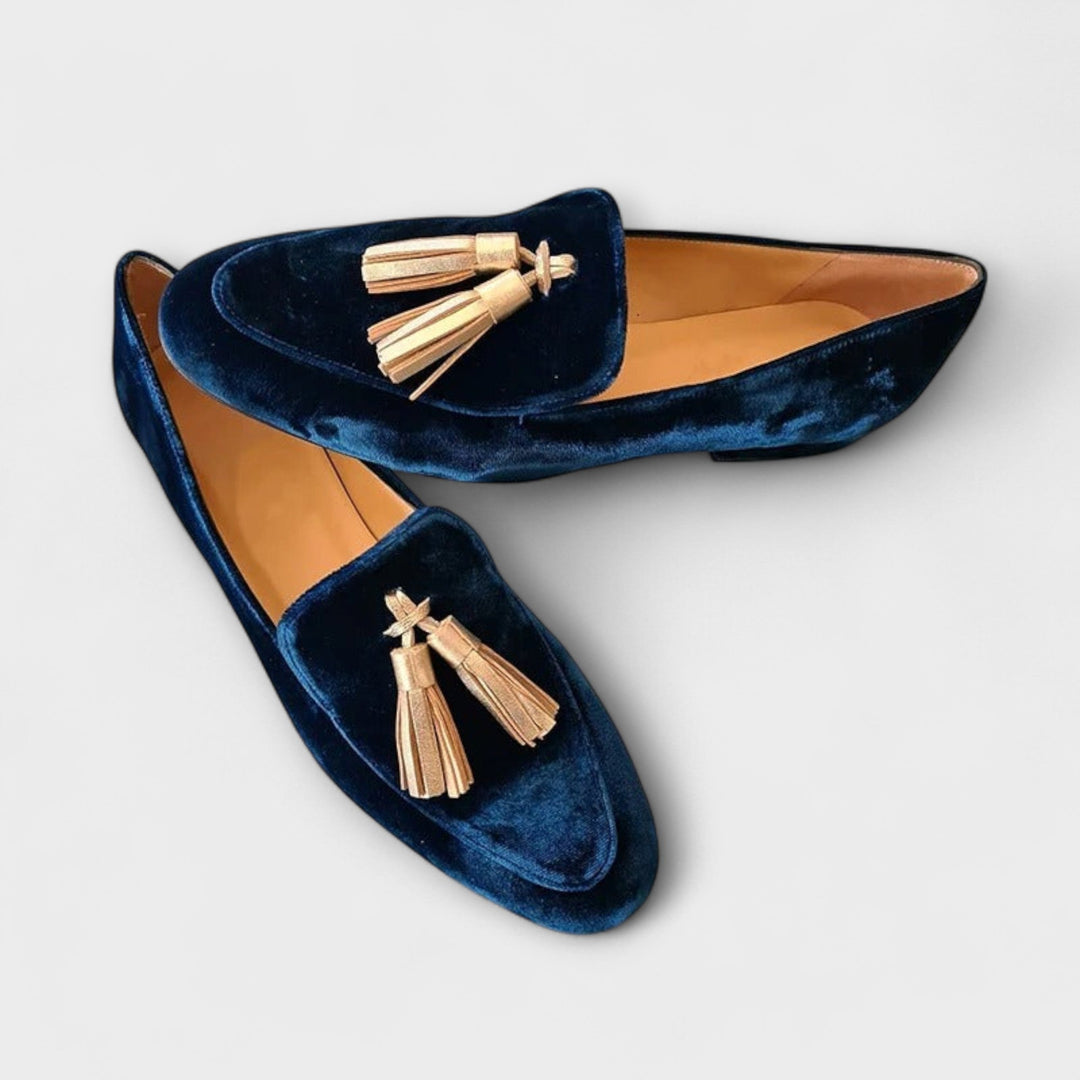 Mel – Loafer im Vintage-Stil mit Quasten