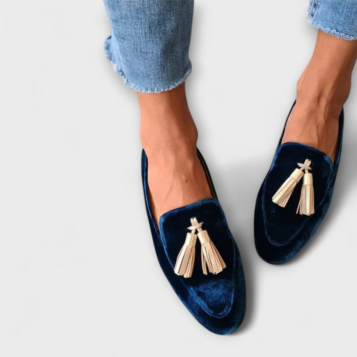 Mel – Loafer im Vintage-Stil mit Quasten