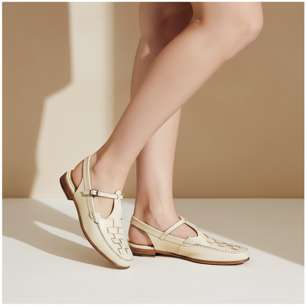 Carol - Gewebte Charm-Sandalen
