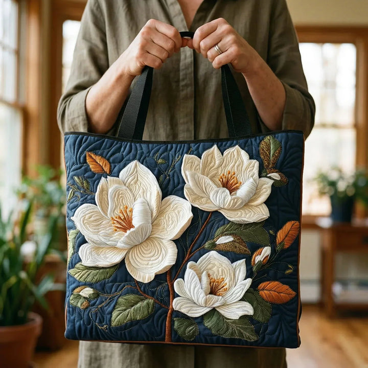 Handgemachte Tasche | Zarte Magnolie
