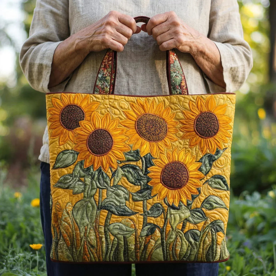 Handgemachte Tasche | Sonnenblumen