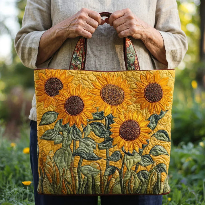 Handgemachte Tasche | Sonnenblumen