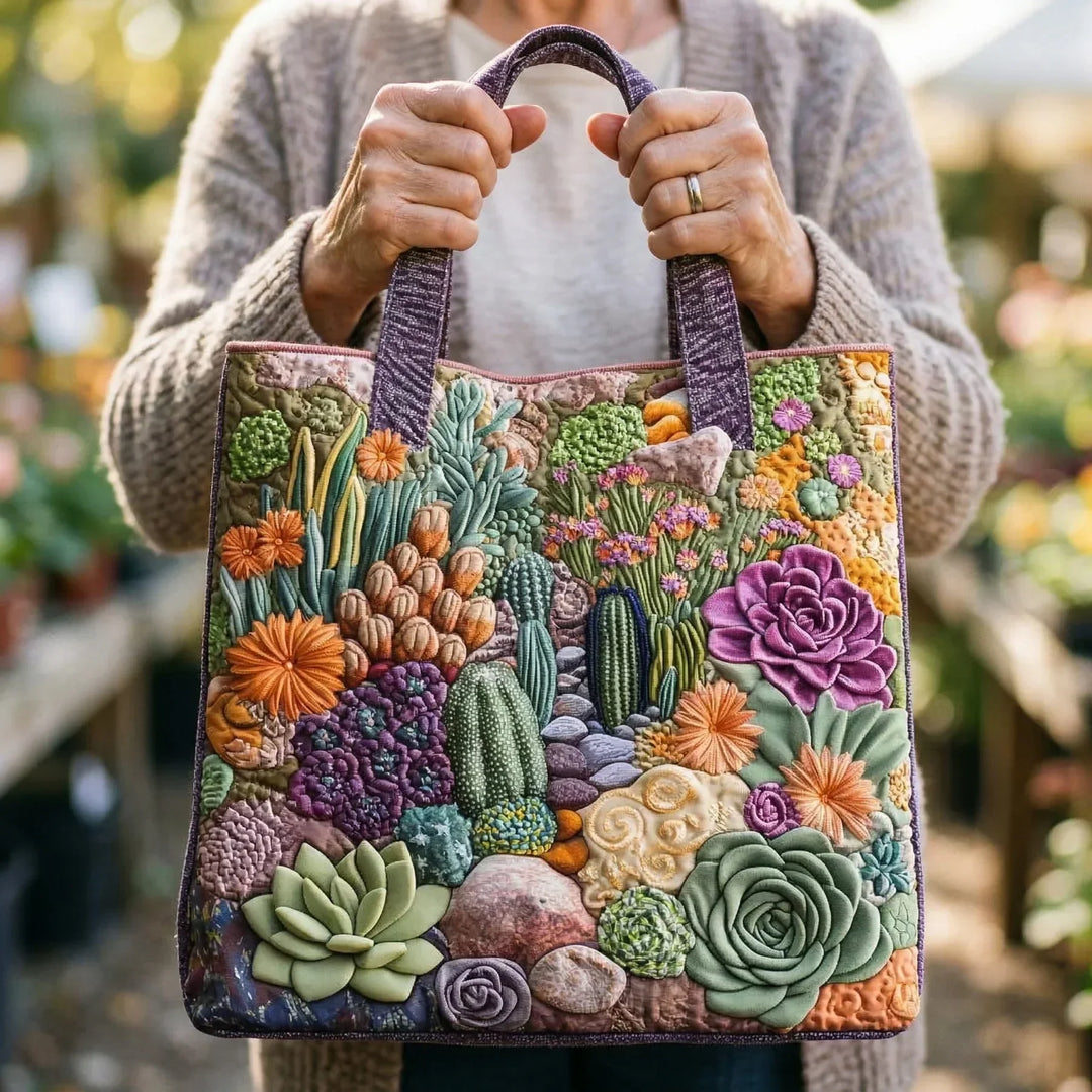 Handgemachte Tasche | Sukkulentengarten