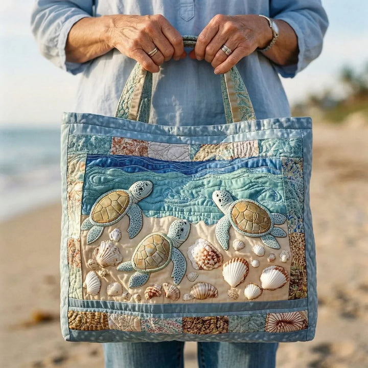 Handgemachte Tasche | Meeresschildkröten