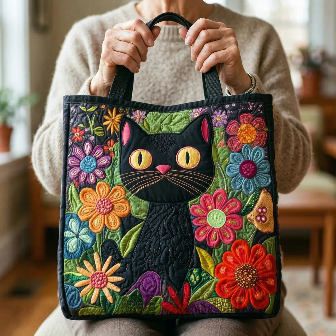 Handgemachte Tasche | Verzauberter Schwarzer Kater