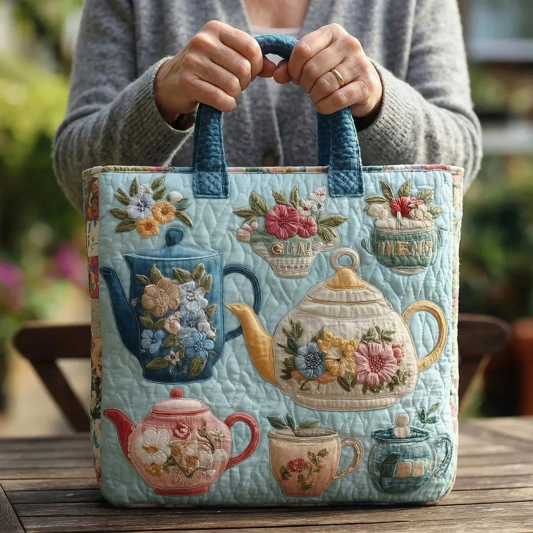Handgemachte Tasche | Blumenmuster