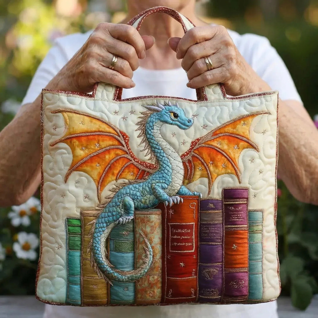 Handgemachte Tasche | Drachenhüter der Bücher