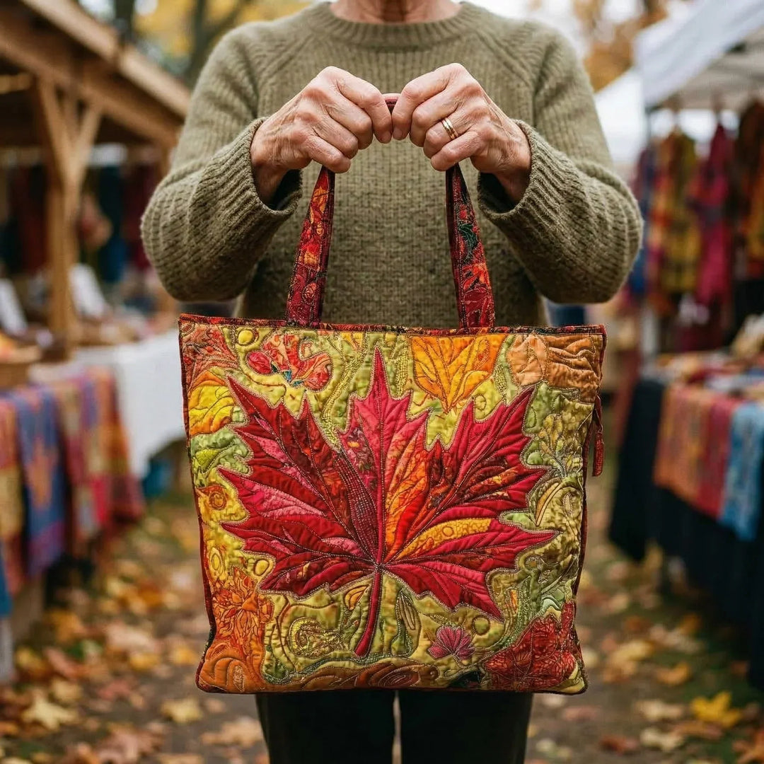 Handgemachte Tasche | Ahorn bei Sonnenuntergang