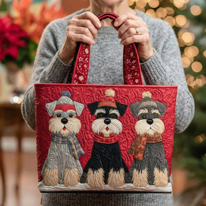 Handgemachte Tasche | Trio von Schnauzern