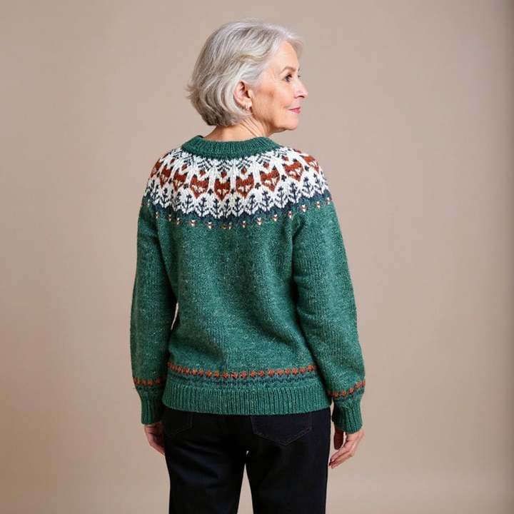 Carolina | Vintage-Cardigan im Island-Stil