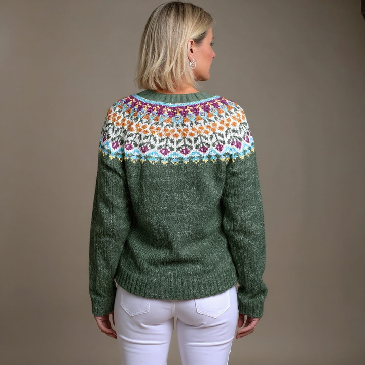 Alice | Isländische Strickjacke im Vintage-Stil