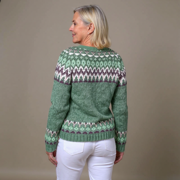 Delilah | Isländische Strickjacke im Vintage-Stil