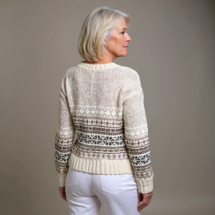 Bailey | Vintage isländische Strickjacke