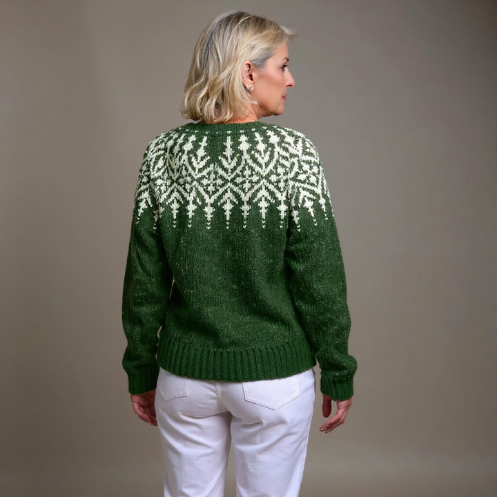 Brienne | Vintage Isländische Strickjacke