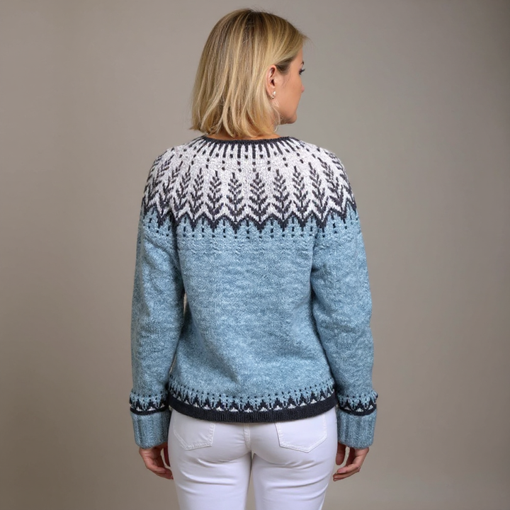 Clara | Isländische Vintage Strickjacke