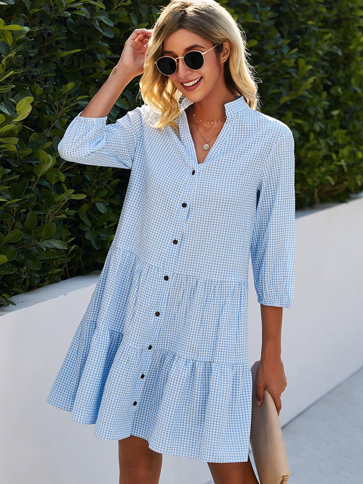 Adeline – Fließendes Midi-Kleid für den Tag