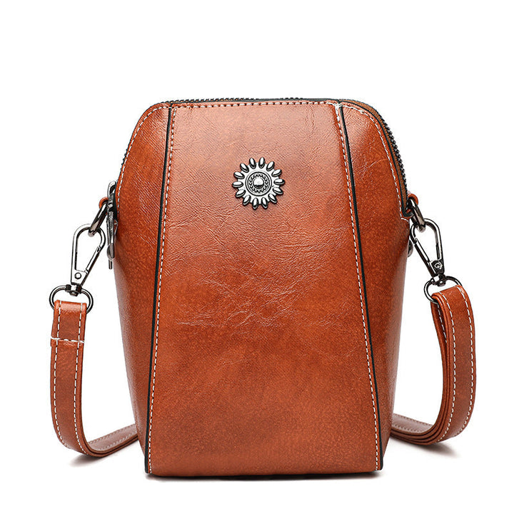 Vienna | Kompakte einfarbige Mini-Handtasche