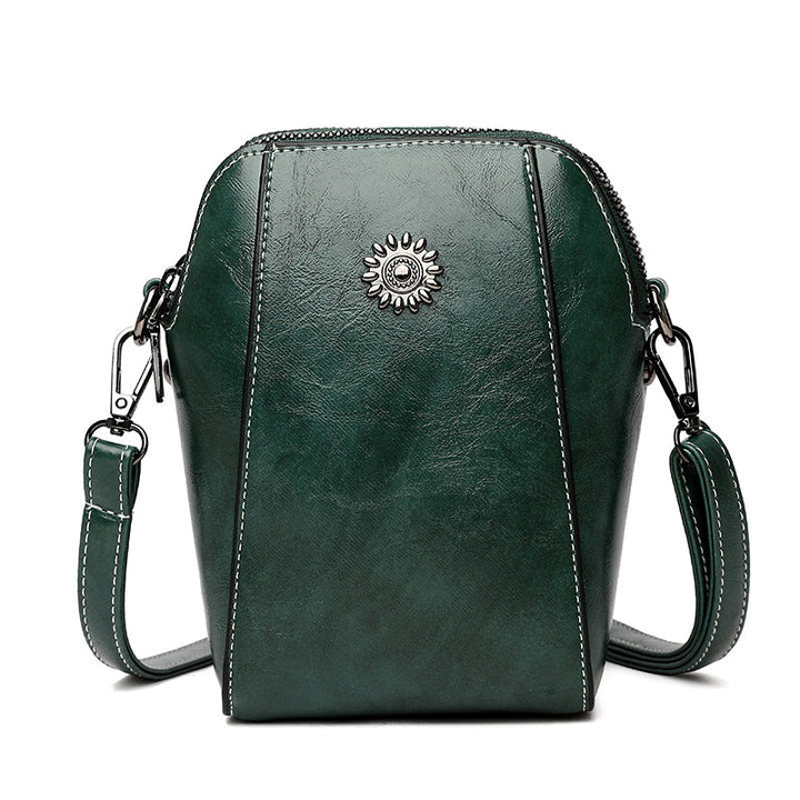 Vienna | Kompakte einfarbige Mini-Handtasche